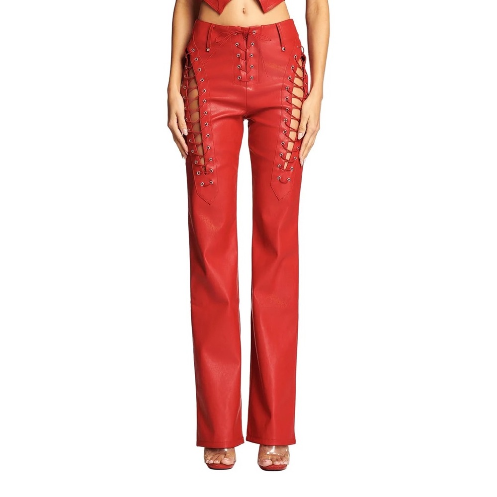 I am Gia Xenia pants - deep red - M